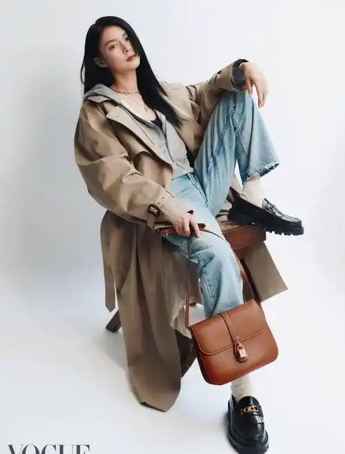 原创再不穿风衣冬天就要来了赫本造型堪称经典李沁傅菁好时髦