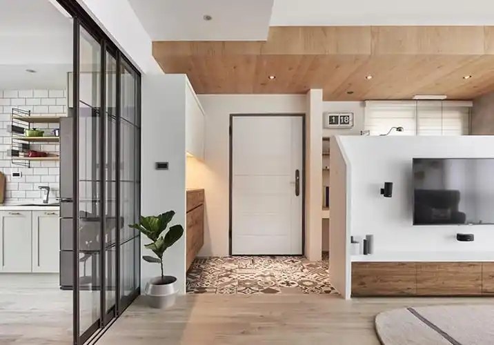 95平米三室两厅简约装修效果图 95平米户型装修案例图