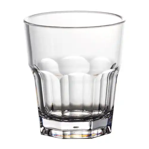 【5个装】简米亚克力水杯pc塑料果汁啤酒自助餐杯奶茶杯防摔杯子