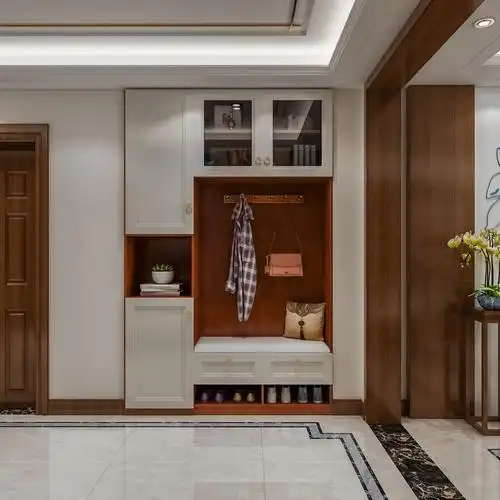 新中式鞋柜设计,方便又好看,女孩子们都喜欢!