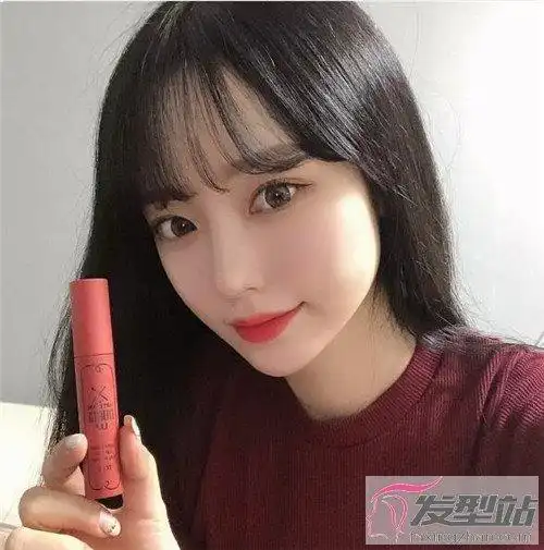 清新薄刘海中长发 轻盈刘海甜美减龄