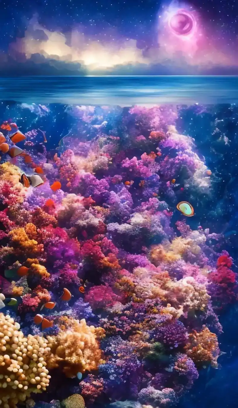 五彩的海底世界