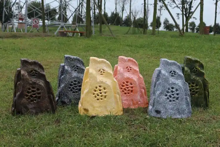 庭院花园户外防水草坪音响动物造型石头音箱防雨公园花园小区喇叭室外