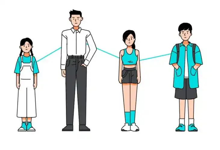 最受欢迎的男女身高top5