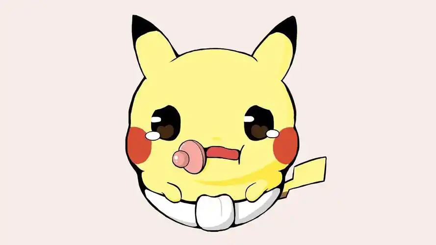 电脑壁纸可爱到犯规的皮卡丘