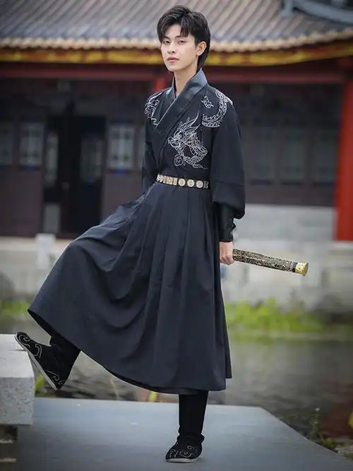 明朝锦衣卫飞鱼服绣春刀汉服男古装明制男装太监侍卫服衣服男中国风b