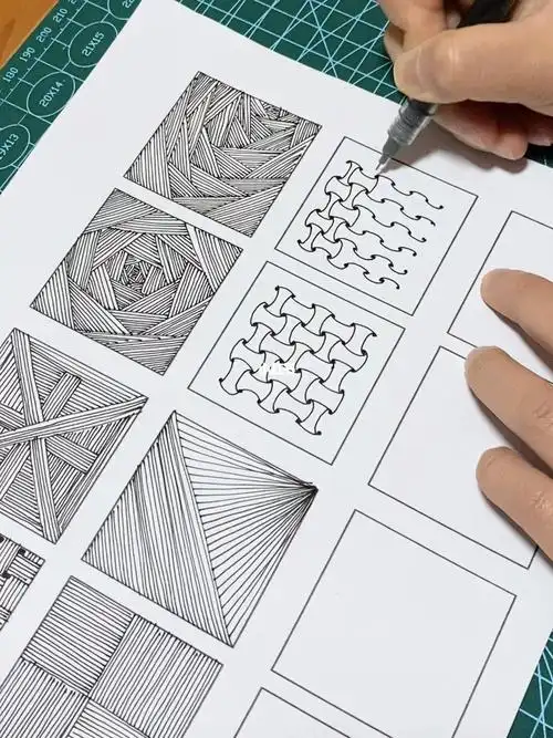 画画控笔day7线性图形