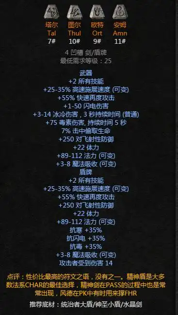 暗黑2重置版符文之语精神怎么合成