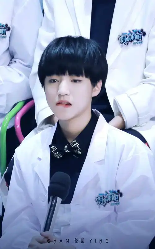 王俊凯 2015.3.22快乐大本营录制 cr logo