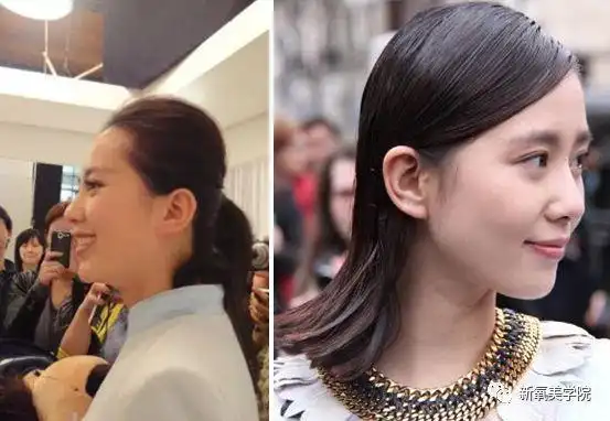 适当的颅顶高度与圆润的后脑勺既能修饰脸型,也能提升整体的立体感