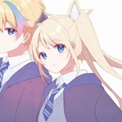 动漫情侣cp头像一人一半