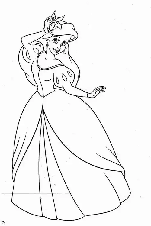 迪士尼公主橡皮章素材