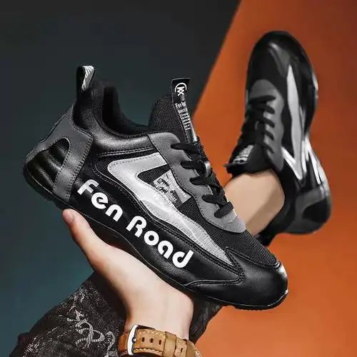 潮鞋跑步运动鞋内增高老爹鞋休闲鞋男士fenroad男鞋韩版奋路鞋子