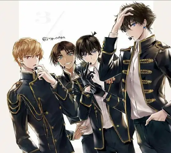 名侦探柯南全体成员图集