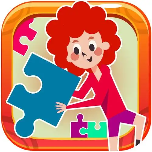 可爱的卡通拼图
