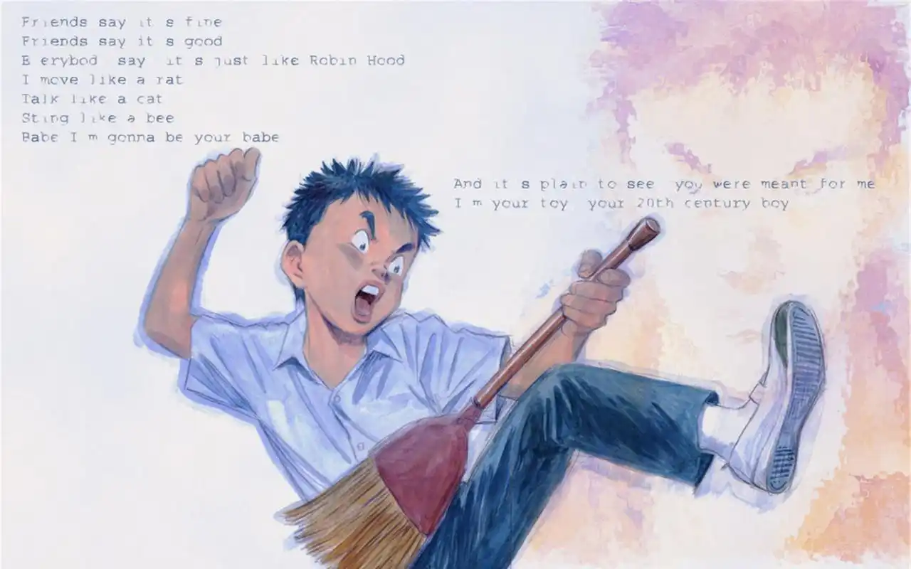 20世纪少年20thcenturyboys黑白电脑桌面壁纸-卡通动漫-手机壁纸下载