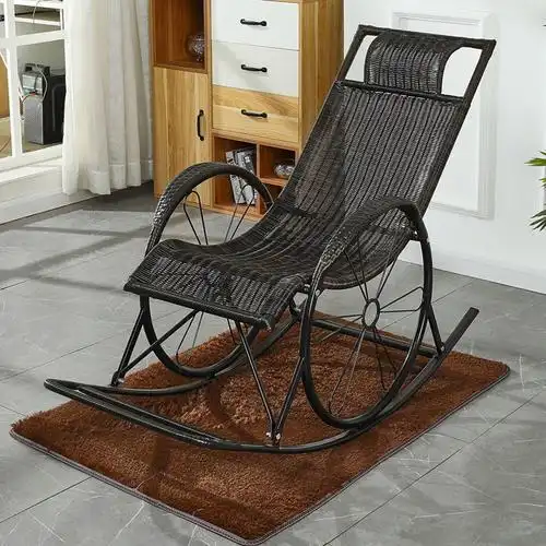 老人摇摇椅摇椅躺椅家用摇椅子客厅藤摇椅阳台藤椅成人户外逍遥椅
