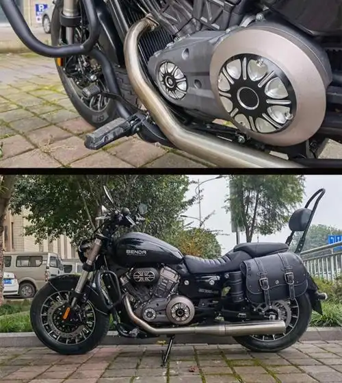 适用奔达金吉拉300改装灰石300发动机边盖皮带盖小飞装饰金属美观盖