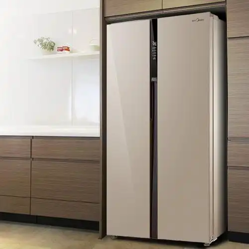 midea美的双门对开门电冰箱bcd521wkme