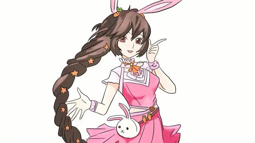 斗罗大陆之可爱的小舞儿童卡通简笔画