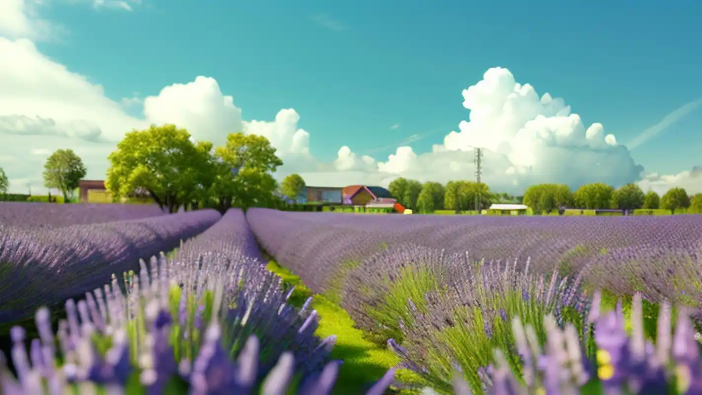 可爱横版壁纸96,薰衣草之美