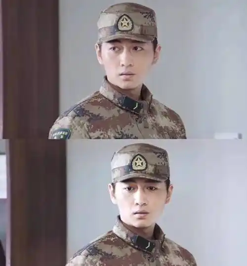 陈晓罕见剪寸头,穿军装浑身正能量,却被美人尖抢镜_军人_家庭_不知道