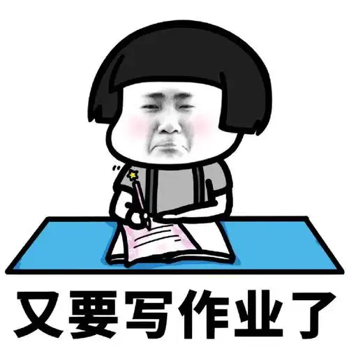 每次临近收假,就到啦最紧张刺激的赶作业时期,疯狂写,写到自创了一种