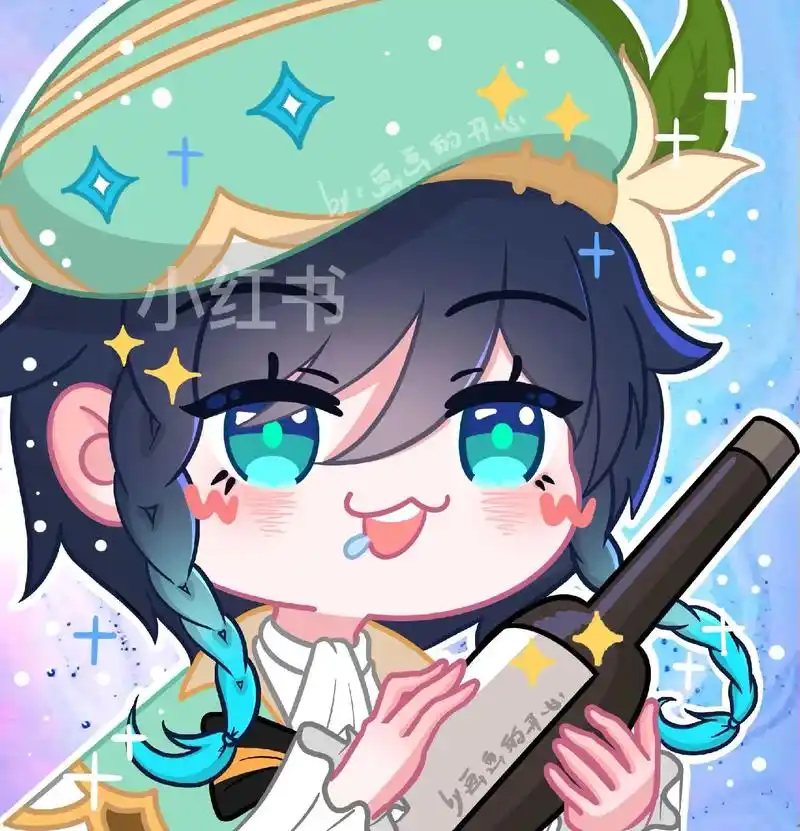 原神温迪q版头像|诶嘿!免费的蒲公英酒诶.旅行者!今天有免费 - 抖音