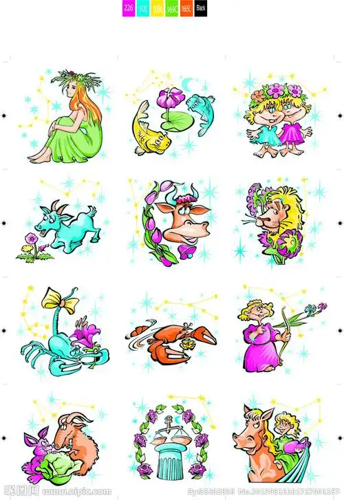 12星座图片