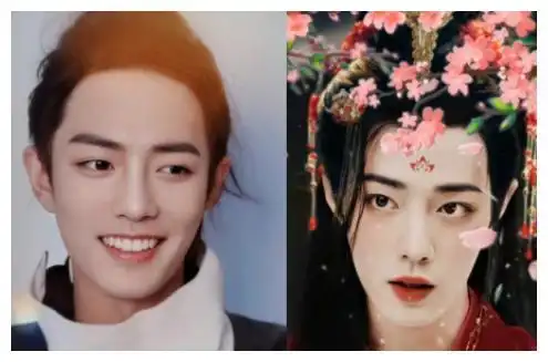 郑业成女装,钟汉良女装,肖战女装,看到蔡徐坤:心动的感觉!