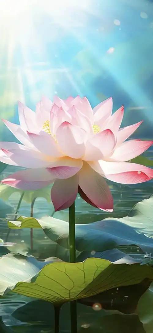 壁纸##莲花##好运