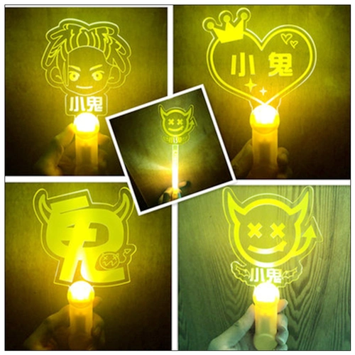 小鬼荧光棒王琳凯应援手灯发箍演唱会周边小发夹发饰发光头戴发圈白色