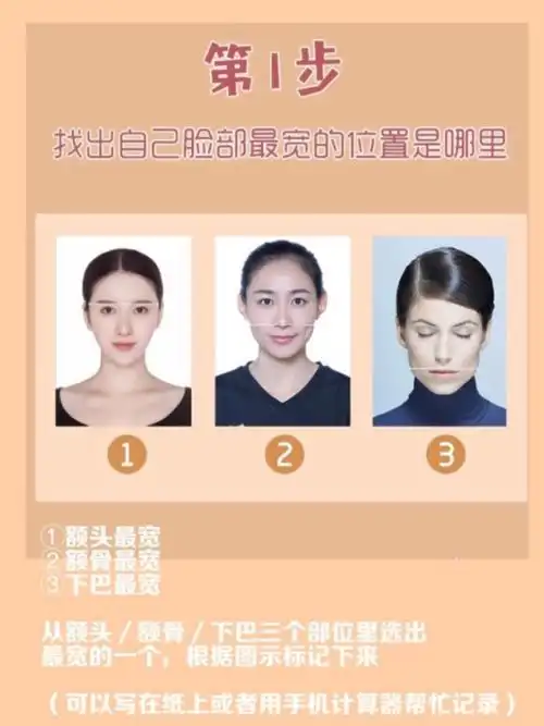 如何测试脸型!发型!妆容都要看脸