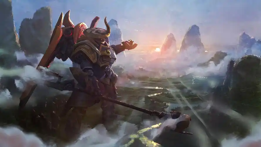 lol英雄联盟 武器大师 贾克斯 jax 王国机神 4k壁纸