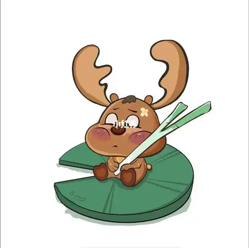 原创&东北濒危动物形象ip设计——驼鹿