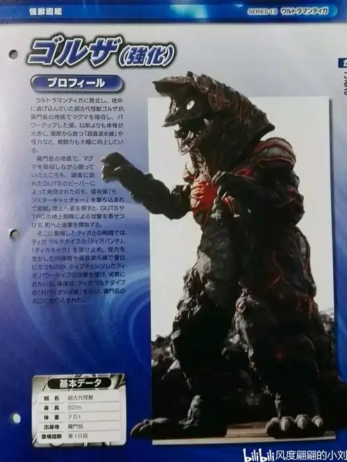 超古代怪兽强化哥尔赞变形怪兽加佐特炎魔战士基里艾洛德人超古代龙