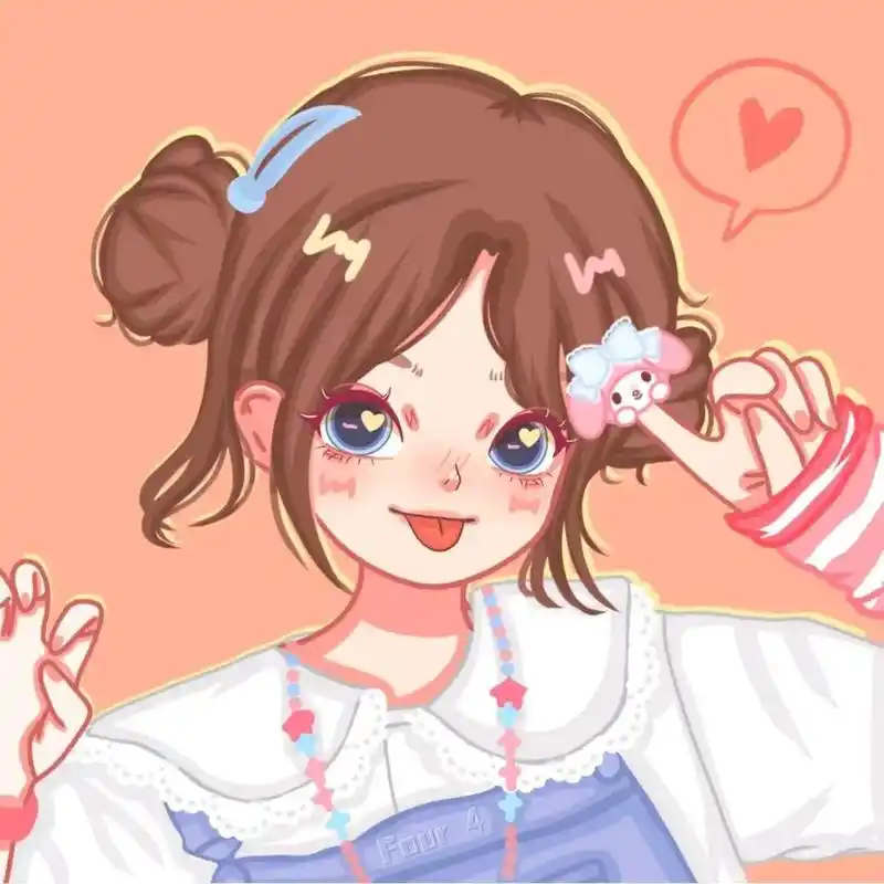 仙气女生头像 #可爱卡通头像 #甜美可爱 #姐妹头像换起来 - 抖音