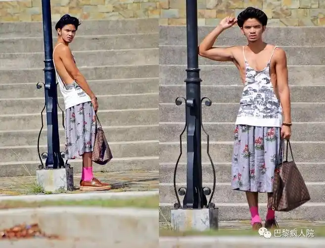 活在裆下|这个夏天,让法国男士们用迷人的腿毛和裙子征服你!