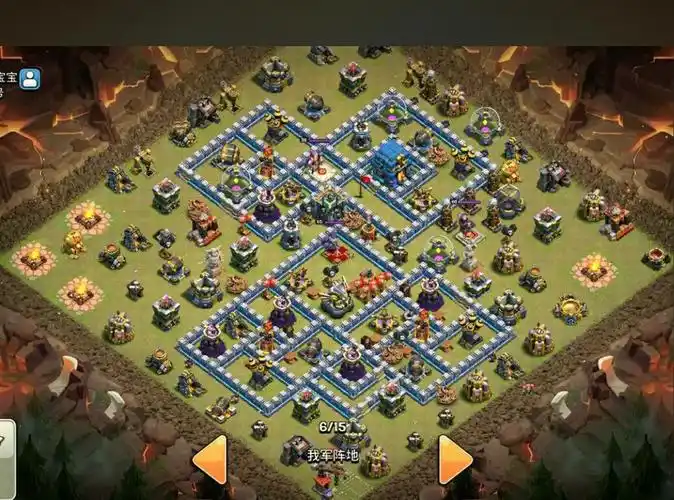 12本12本防三星阵,部落冲突阵型分享,12本12本防三星阵分享链接,12本