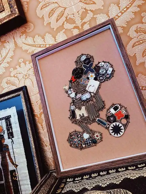 废物利用米奇装饰画