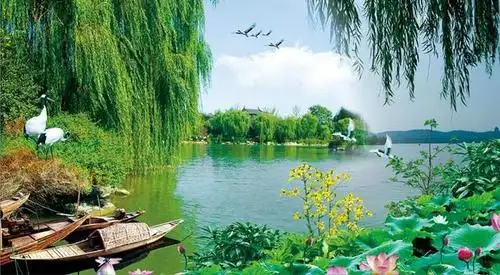 人间仙境世外桃源太美了祝你好运连连福气满满