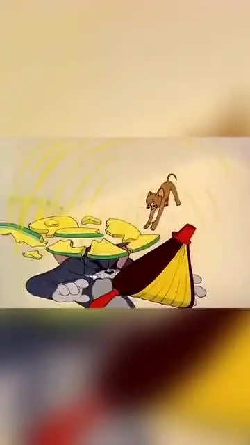 猫和老鼠,汤姆独特的抽烟姿势,"张口就来",你可行?