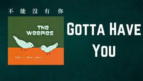 the weepies-gotta have you《不能没有你》英文歌曲