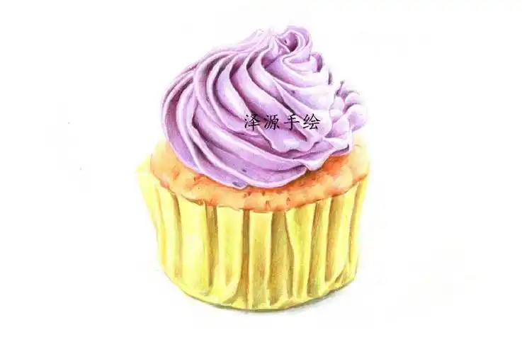 超有食欲彩铅手绘点心来一波小清新小甜品