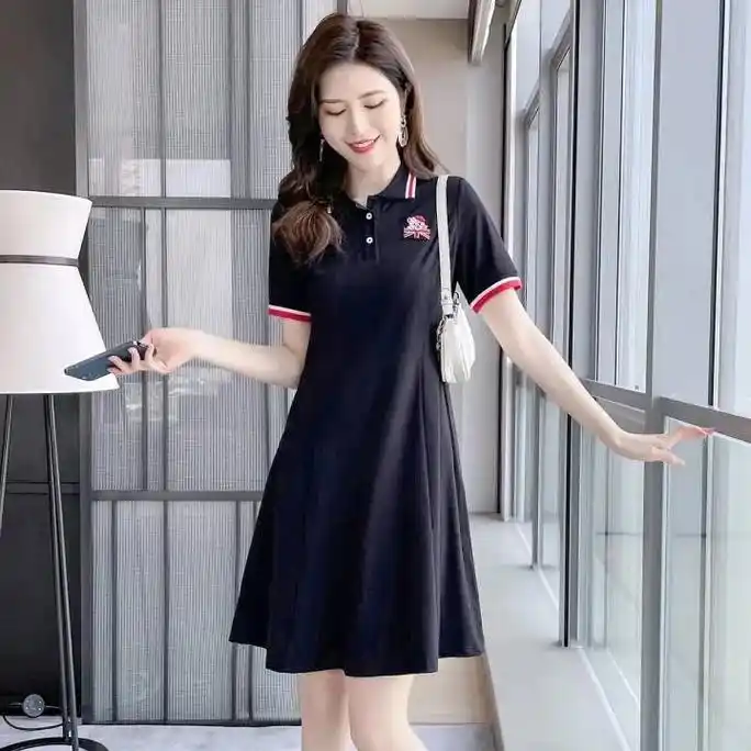 超适合苹果型身材的学院风polo裙!好显瘦!这条 - 抖音