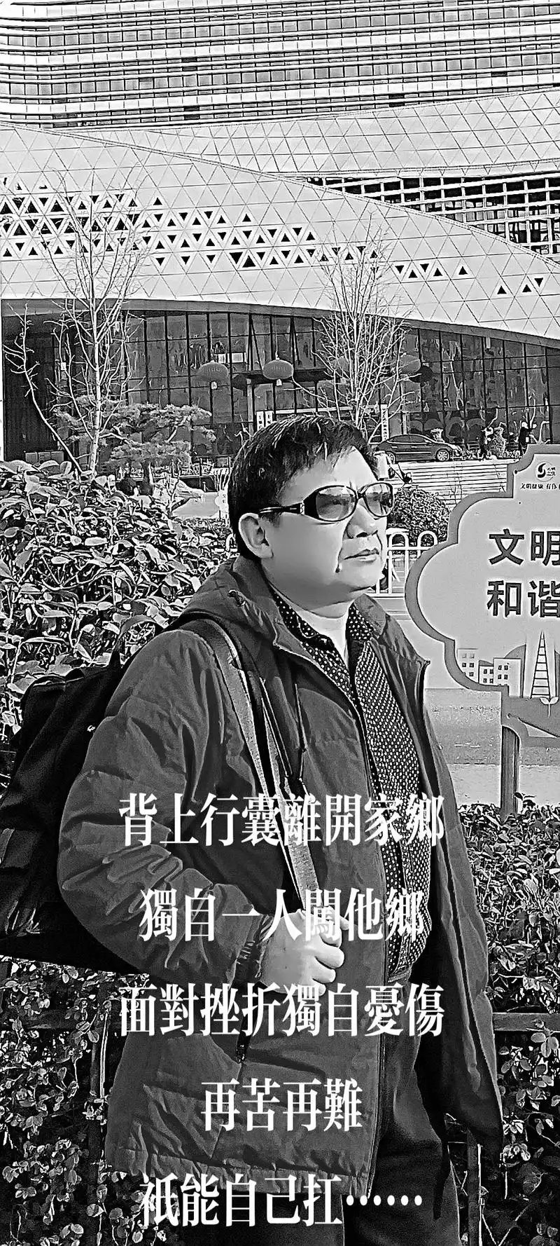 "背上行囊离开家乡" 第一遍听的是歌曲, 第二遍听的是声音, - 抖音