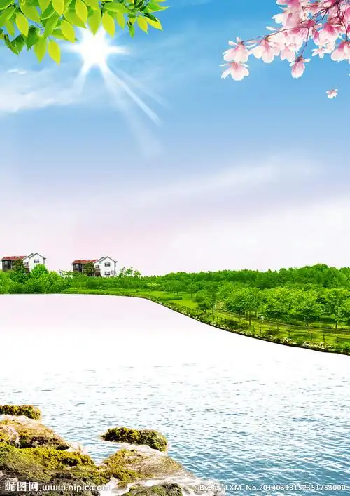 桃花设计图__风景_psd分层素材_设计图库_昵图网nipic.com