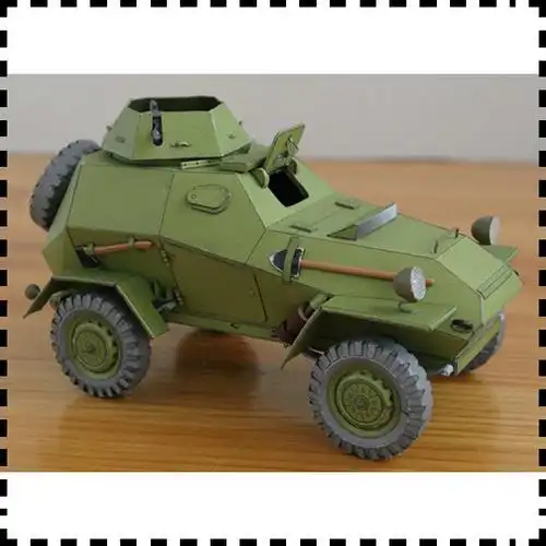 手工折纸装甲车