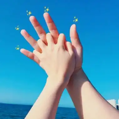 各种比心手势图片头像只有手的情侣头像比心一对图片头像