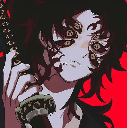 鬼灭之刃十二鬼月上弦黑死牟壁纸